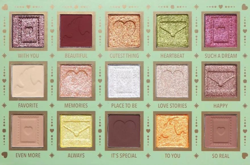 MOIRA A Moment With You Pressed Pigment Palette luomiväripaletti