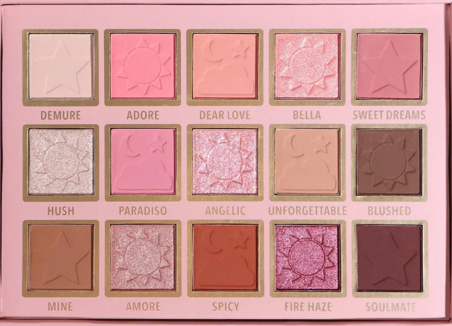 MOIRA Celestial Love Pressed Pigment Palette luomiväripaletti