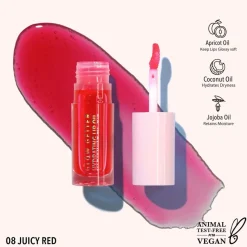 MOIRA Glow Getter Hydrating Oil Bubble Pink huuliöljy 4,6ml