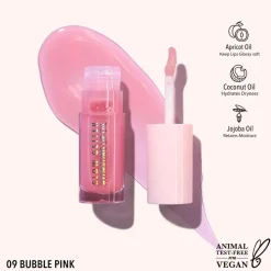 MOIRA Glow Getter Hydrating Oil Bubble Pink huuliöljy 4,6ml