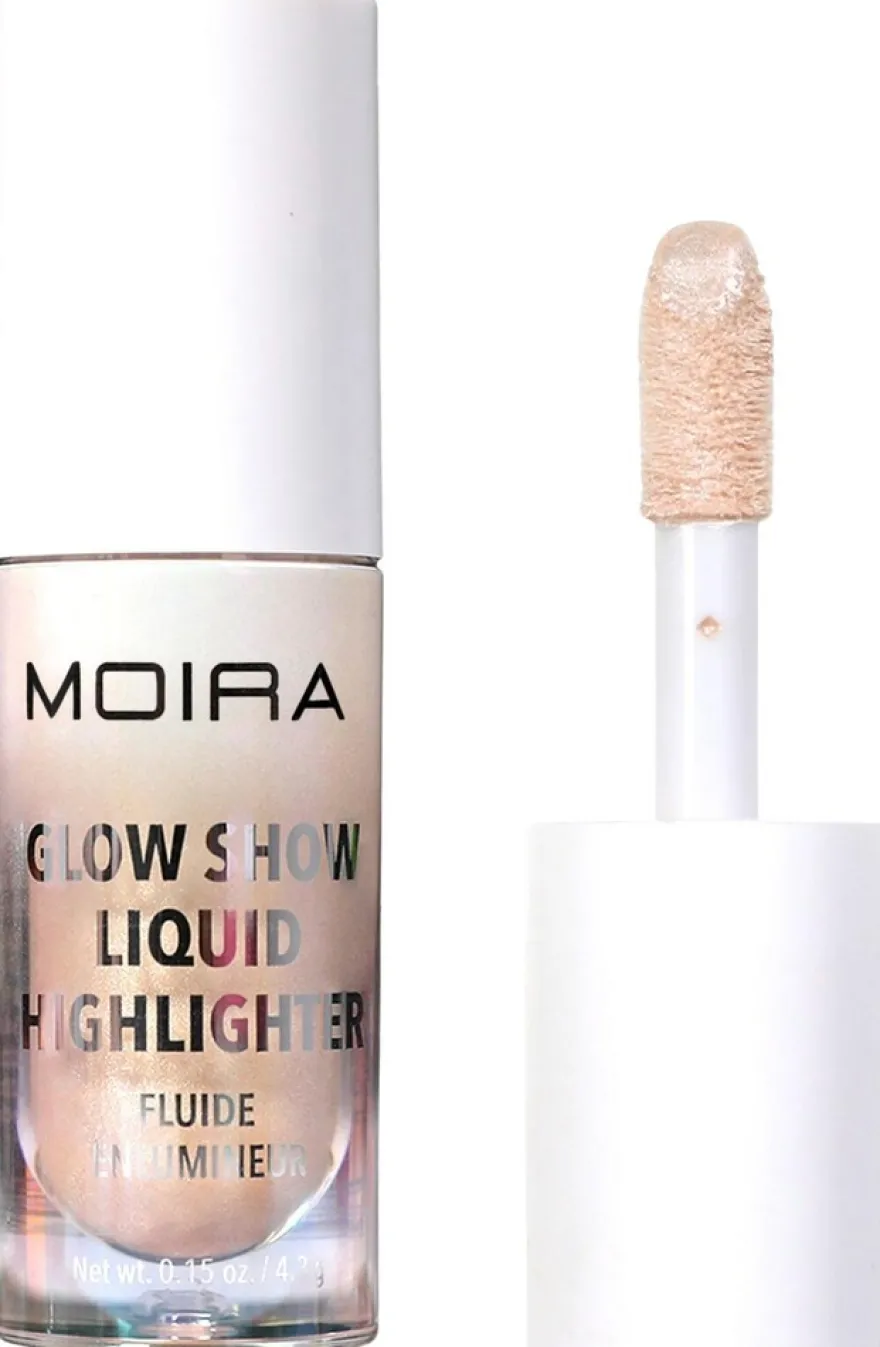 MOIRA Glow Show Liquid Highlighter 002 Golden Blend nestemäinen korostusväri 4,3g