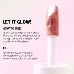 MOIRA Glow Show Liquid Highlighter 002 Golden Blend nestemäinen korostusväri 4,3g