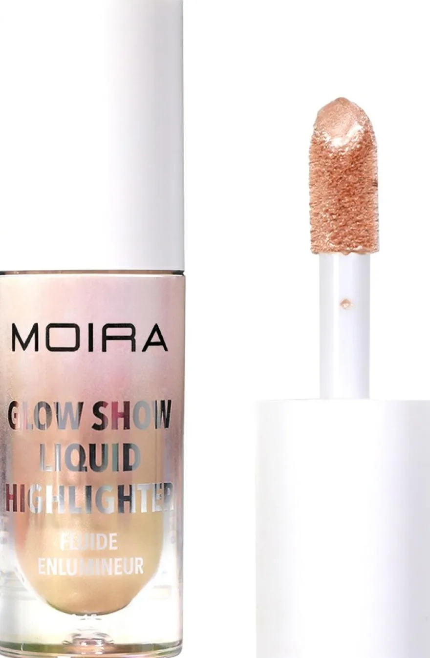 MOIRA Glow Show Liquid Highlighter 002 Golden Blend nestemäinen korostusväri 4,3g