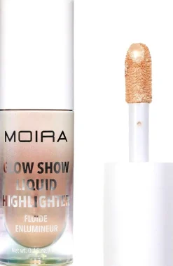 MOIRA Glow Show Liquid Highlighter 002 Golden Blend nestemäinen korostusväri 4,3g