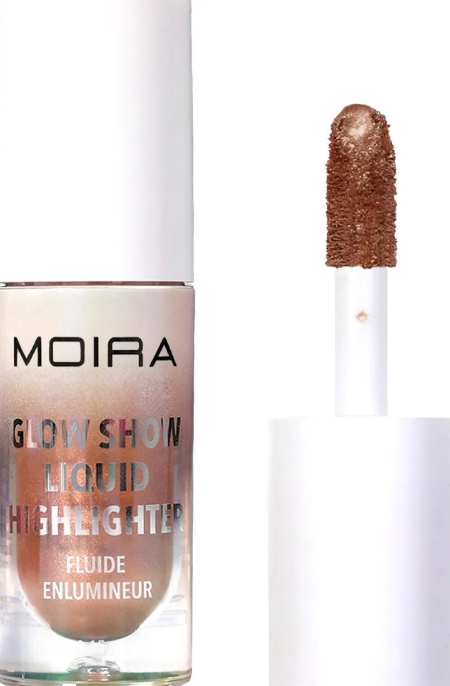 MOIRA Glow Show Liquid Highlighter 002 Golden Blend nestemäinen korostusväri 4,3g