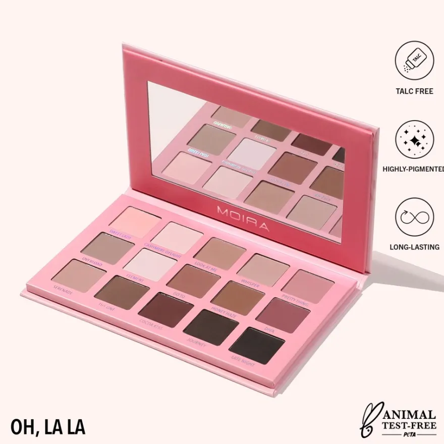 MOIRA Oh, La La Eyeshadow Palette luomiväripaletti