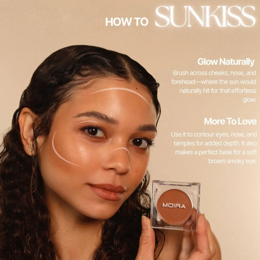 MOIRA Stay Golden Cream Bronzer & Contour 200C - voidemainen aurinkopuuteri 3,8 g