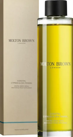 Molton Brown Coastal Cypress & Sea Fennel Aroma Reeds Refill tuoksutikkujen täyttöpakkaus 150 ml