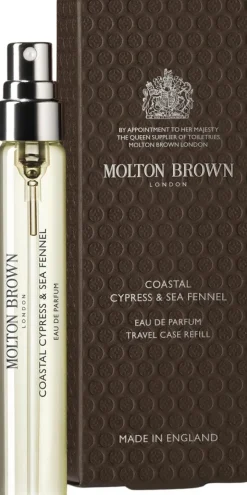Molton Brown Coastal Cypress & Sea Fennel EdP Travel Case Refill täyttöpakkaus 7,5 ml