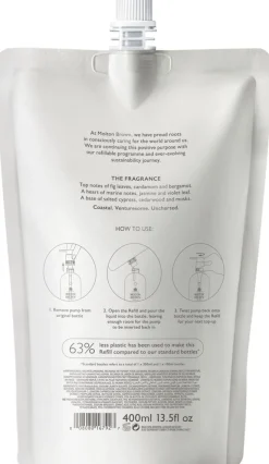 Molton Brown Coastal Cypress & Sea Fennel Fine Liquid Hand Wash Refill käsisaippuan täyttöpakkaus 400 ml