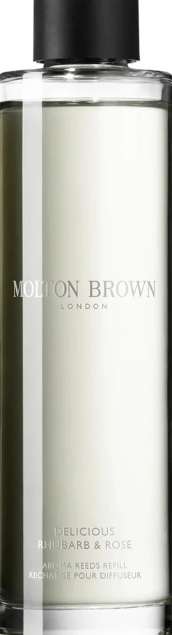 Molton Brown Delicious Rhubarb & Rose Aroma Reeds Refill tuoksutikkujen täyttöpakkaus 150 ml