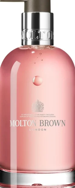 Molton Brown Delicious Rhubarb & Rose Hand Wash käsisaippua lasipullossa 200 ml