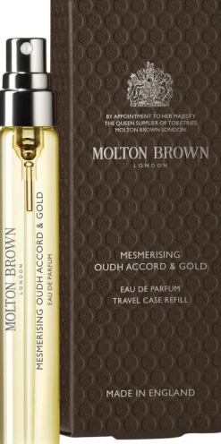 Molton Brown Mesmerising Oudh Accord & Gold EdP Travel Case Refill täyttöpakkaus 7,5 ml