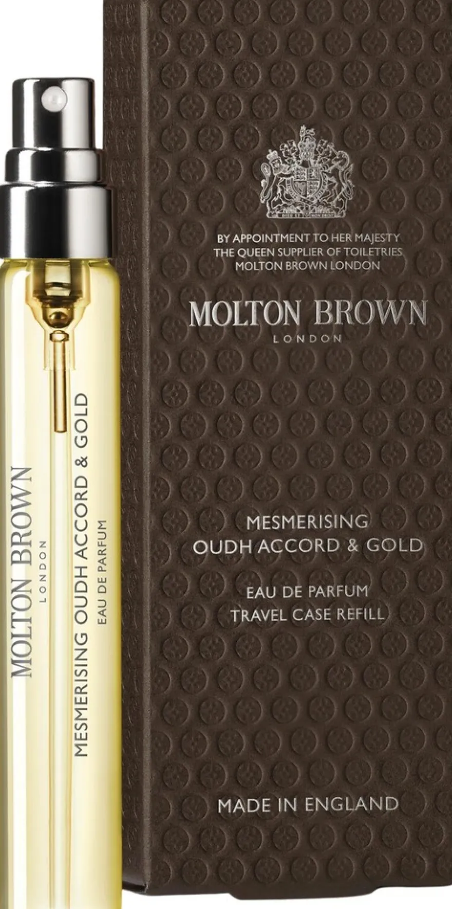 Molton Brown Mesmerising Oudh Accord & Gold EdP Travel Case Refill täyttöpakkaus 7,5 ml
