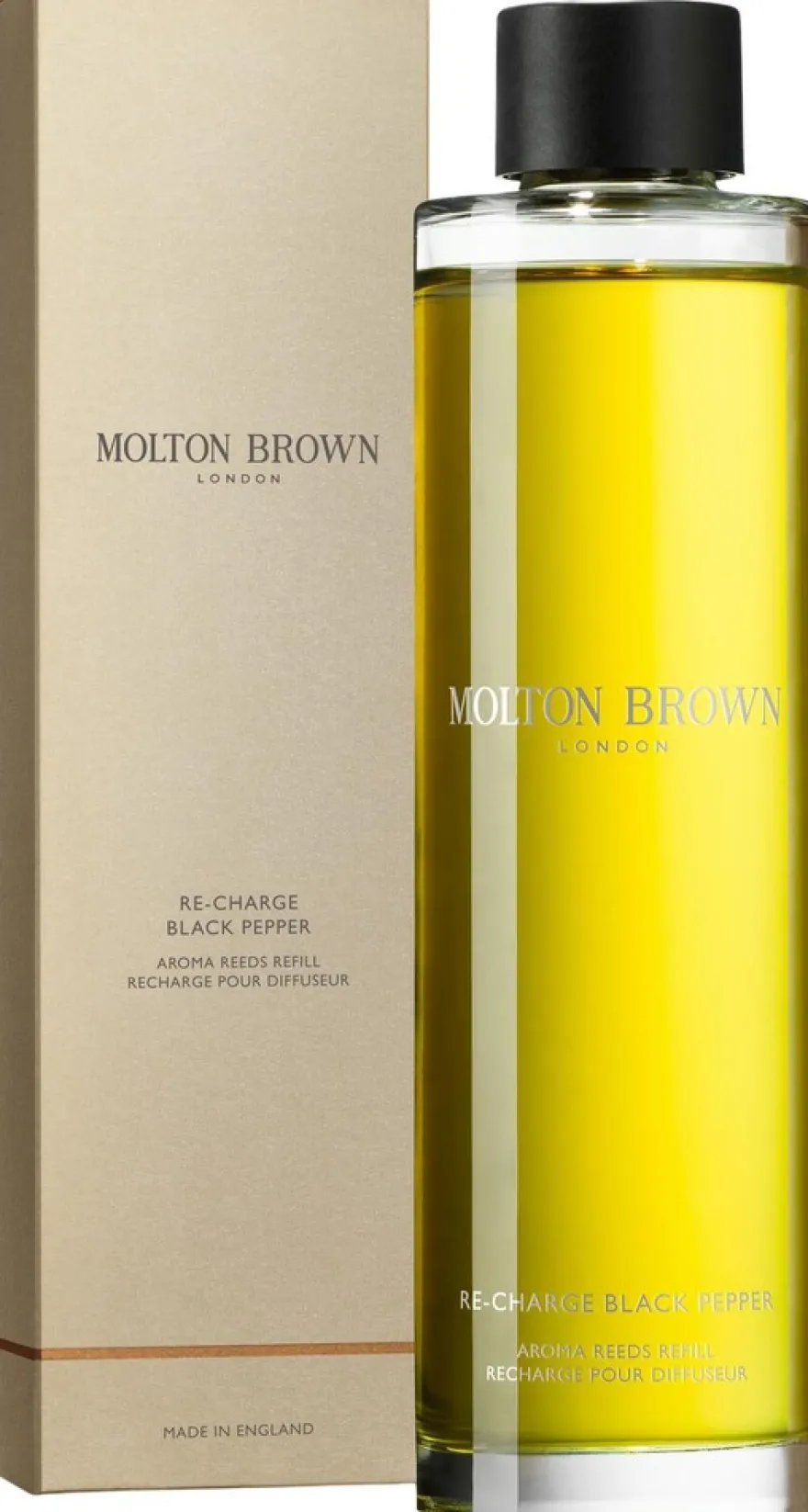 Molton Brown Re-Charge Black Pepper Aroma Reeds Refill tuoksutikkujen täyttöpakkaus 150 ml