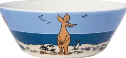Moomin Arabia Finland Muumi kulho 15cm Nipsu rannalla