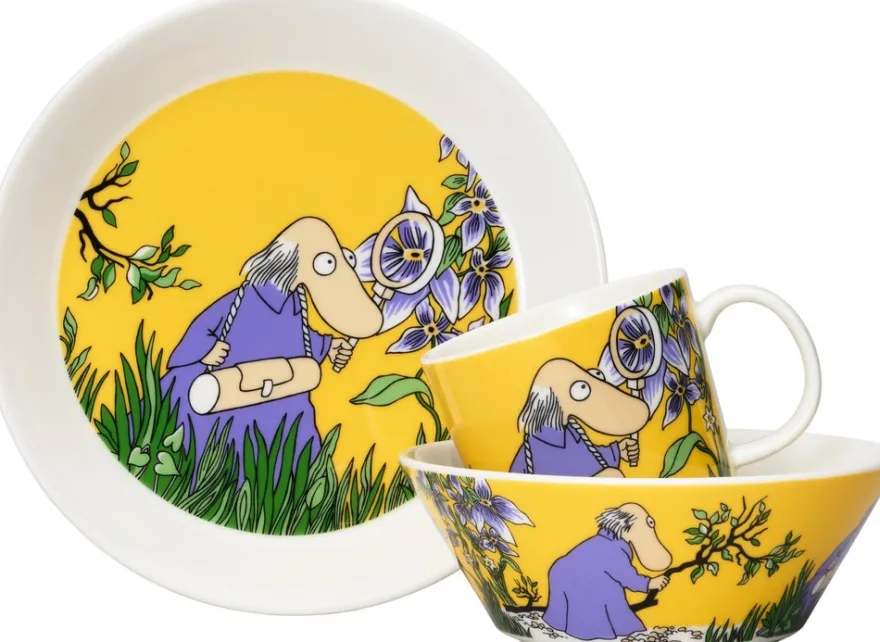Moomin Arabia Muumi Hemuli muki 0,3l keltainen