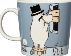 Moomin Arabia Muumi Muumipappa muki 0,3l harmaa