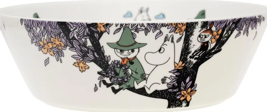 Moomin Arabia Muumi tarjoilukulho 23cm Sydänystävät