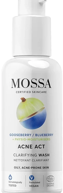 Mossa Acne Act Puhdistusgeeli 140ml