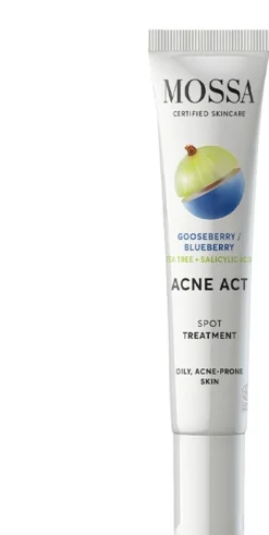 Mossa Acne Act Täsmätipat finneihin ja epäpuhtauksiin 15ml