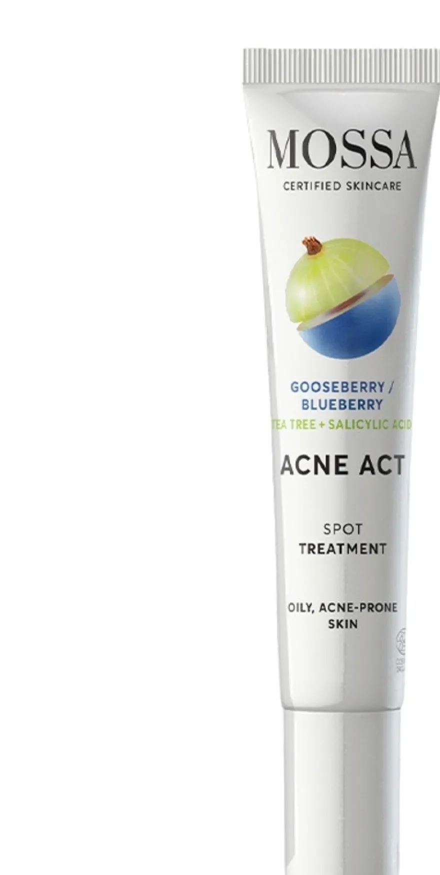 Mossa Acne Act Täsmätipat finneihin ja epäpuhtauksiin 15ml