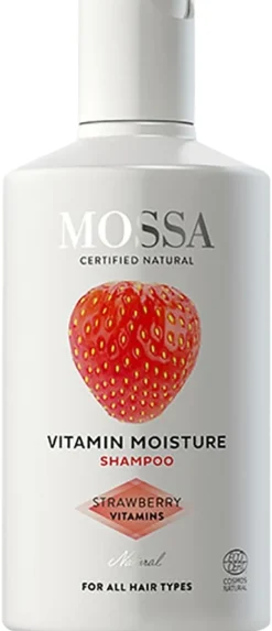 Mossa 300ml Shampoo Vitamin moisture mansikka