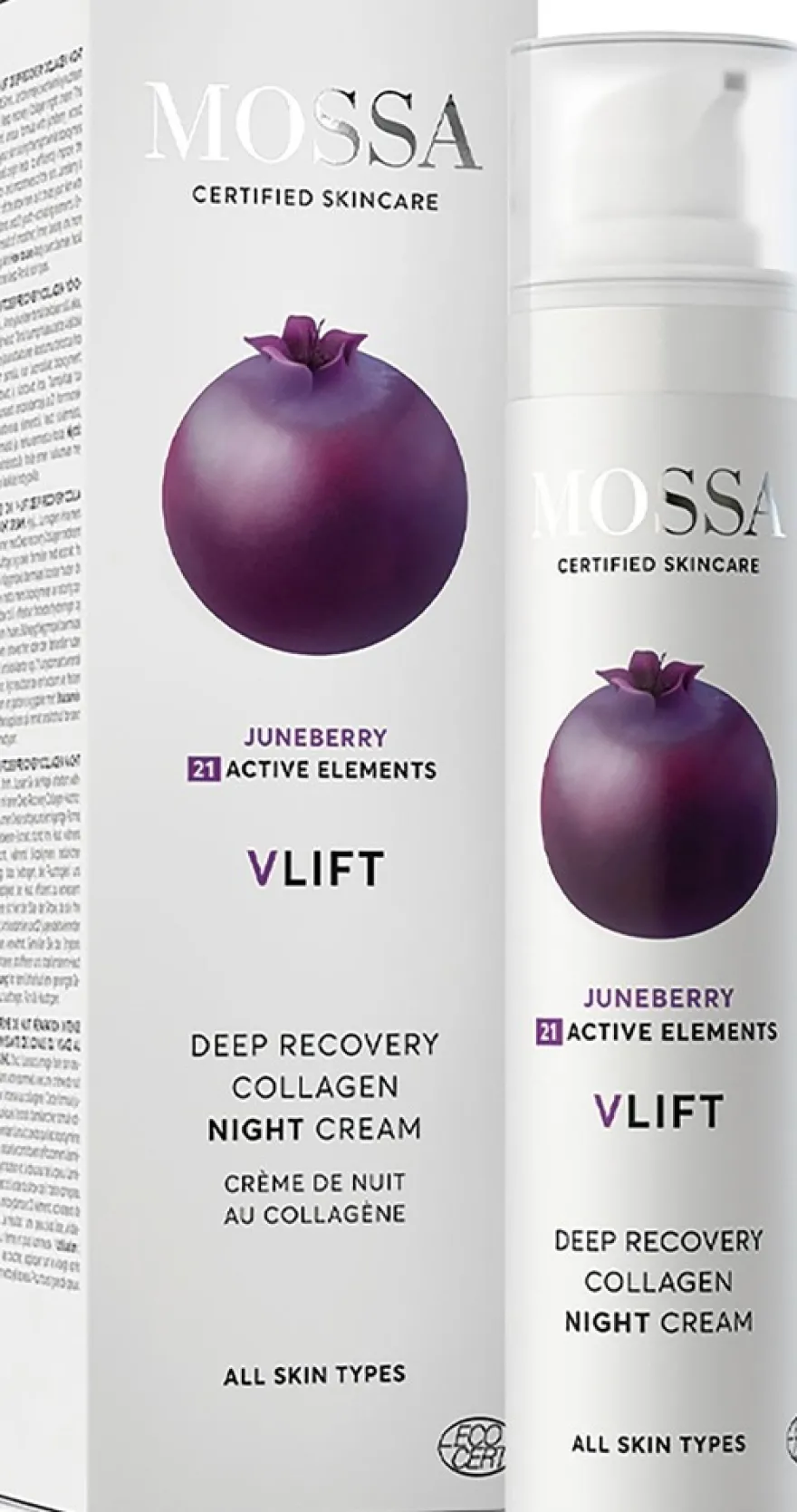Mossa V LIFT Kiinteyttävä yövoide 50ml