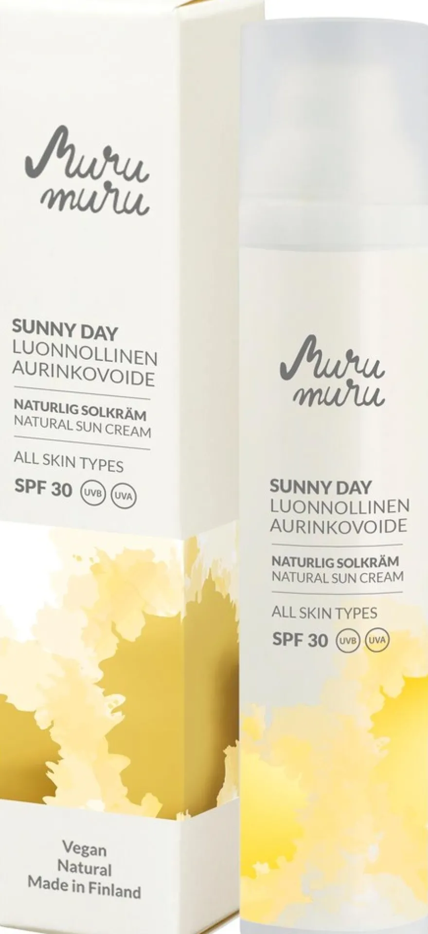 Murumuru Sunny Day SPF 30 luonnollinen aurinkovoide 100 ml