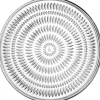 Nachtmann Ethno tarjoilulautanen 22cm kirkas 2 kpl