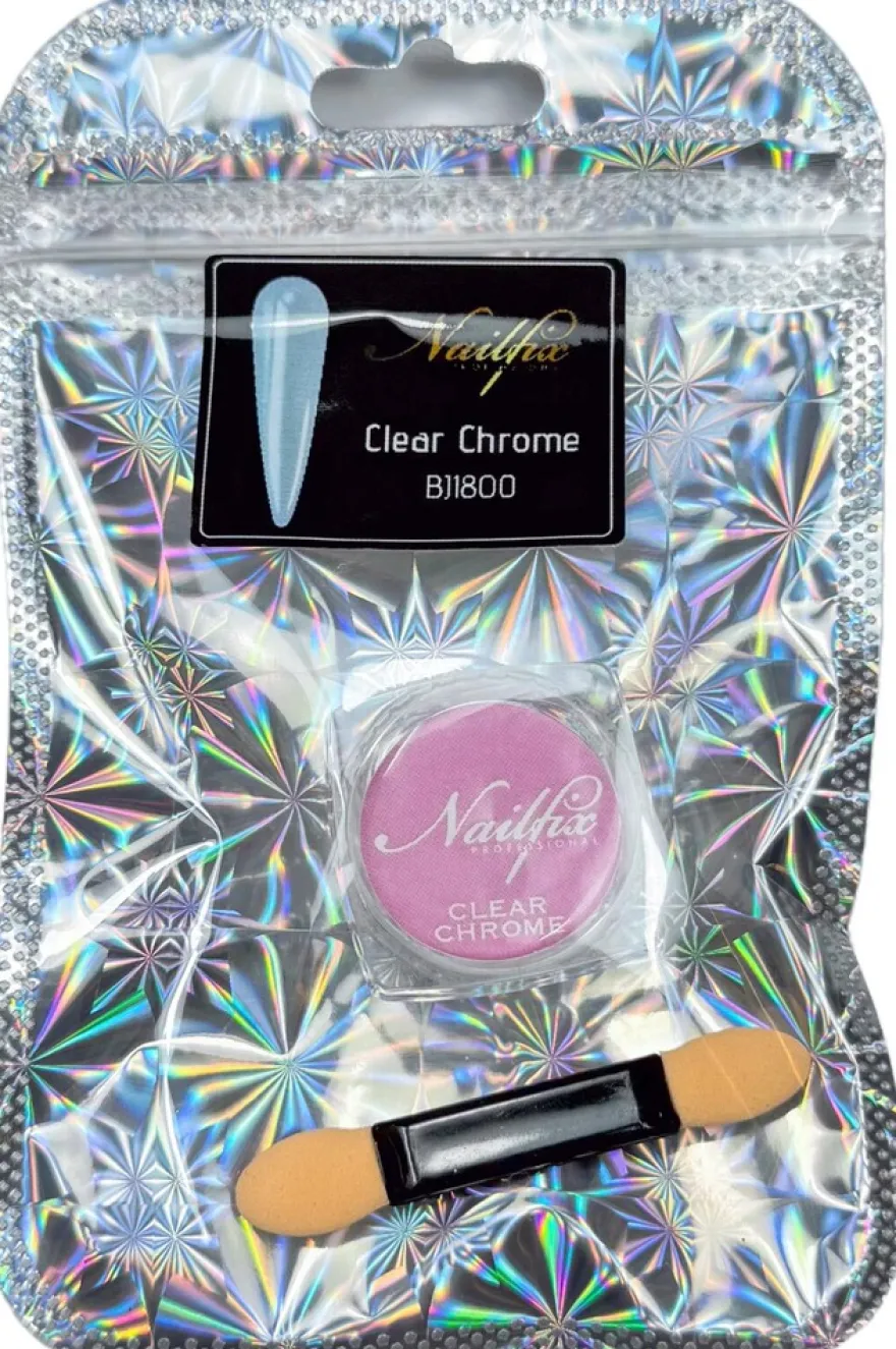 Nailfix Clear Chrome Powder -kromipuuteri