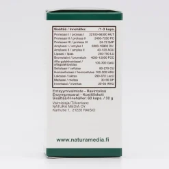 Natura Median Monizym® X10 entsyymikapseli 60 kaps.