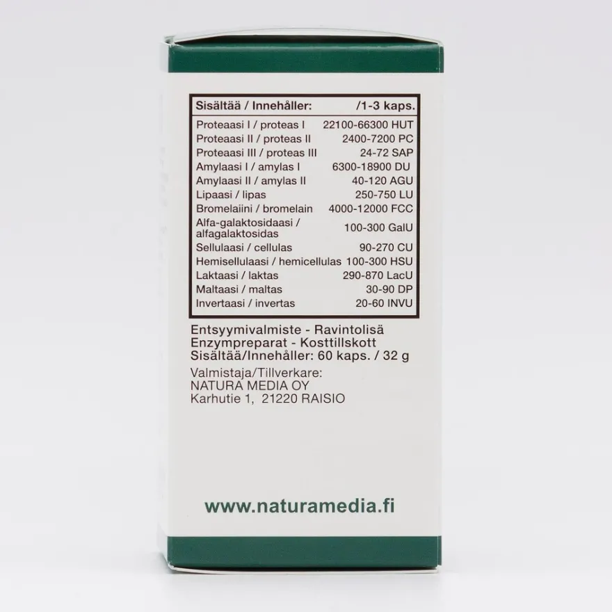 Natura Median Monizym® X10 entsyymikapseli 60 kaps.