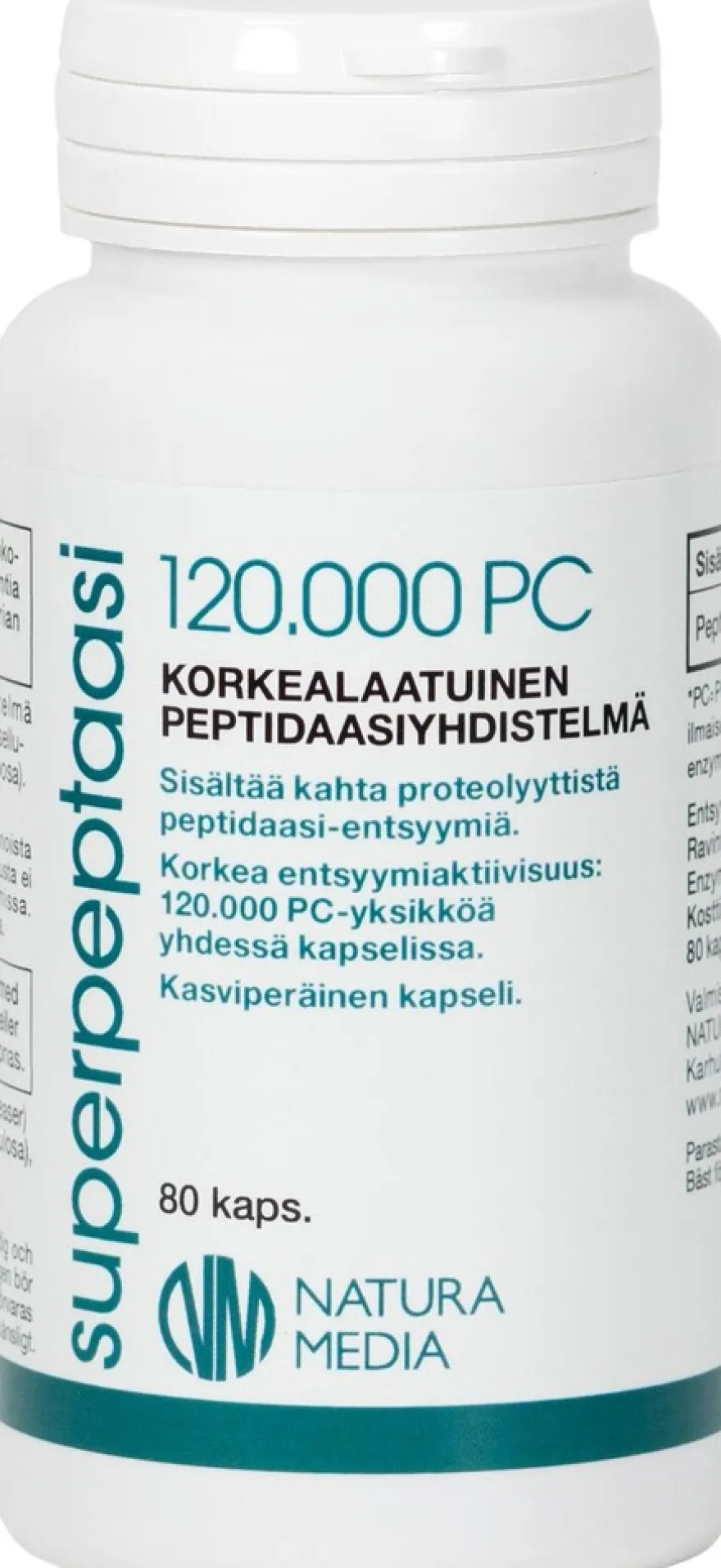 Natura Median Superpeptaasi 120.000 PC 80 kaps.