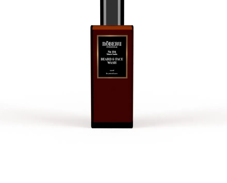 Nõberu Stockholm Beard & Face Wash Tobacco Vanilla puhdistusaine 130 ml