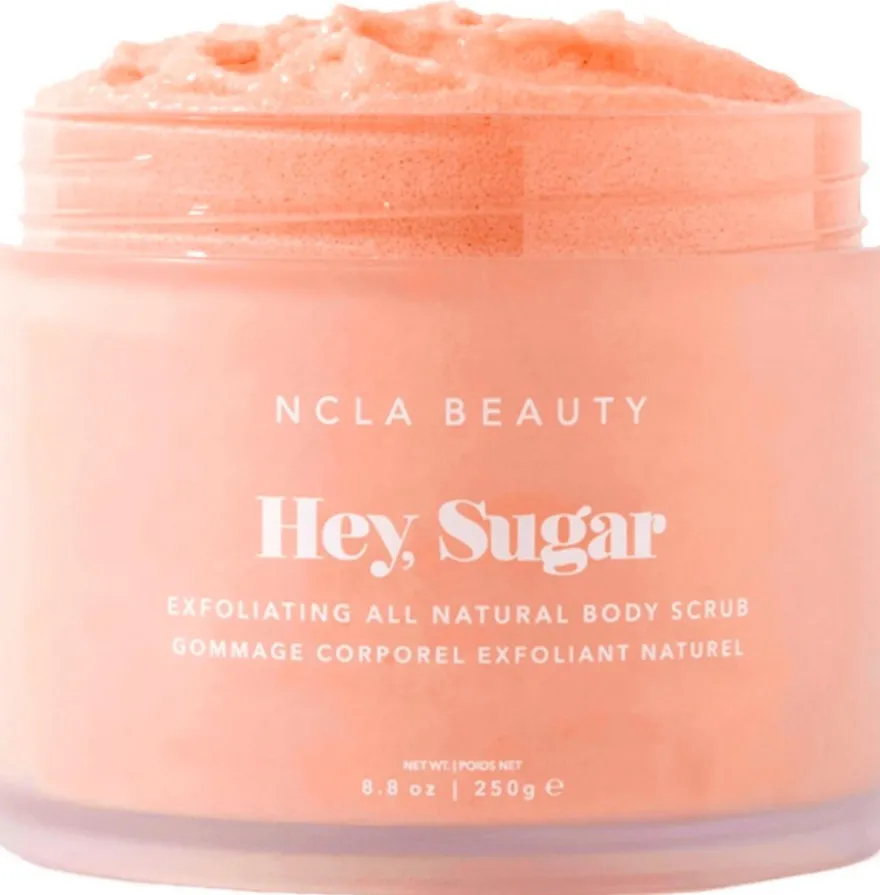 NCLA Beauty Hey, Sugar Peach Body Scrub vartalokuorinta 250 g