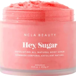 NCLA Beauty Hey, Sugar Pink Grapefruit Body Scrub vartalokuorinta 250 g