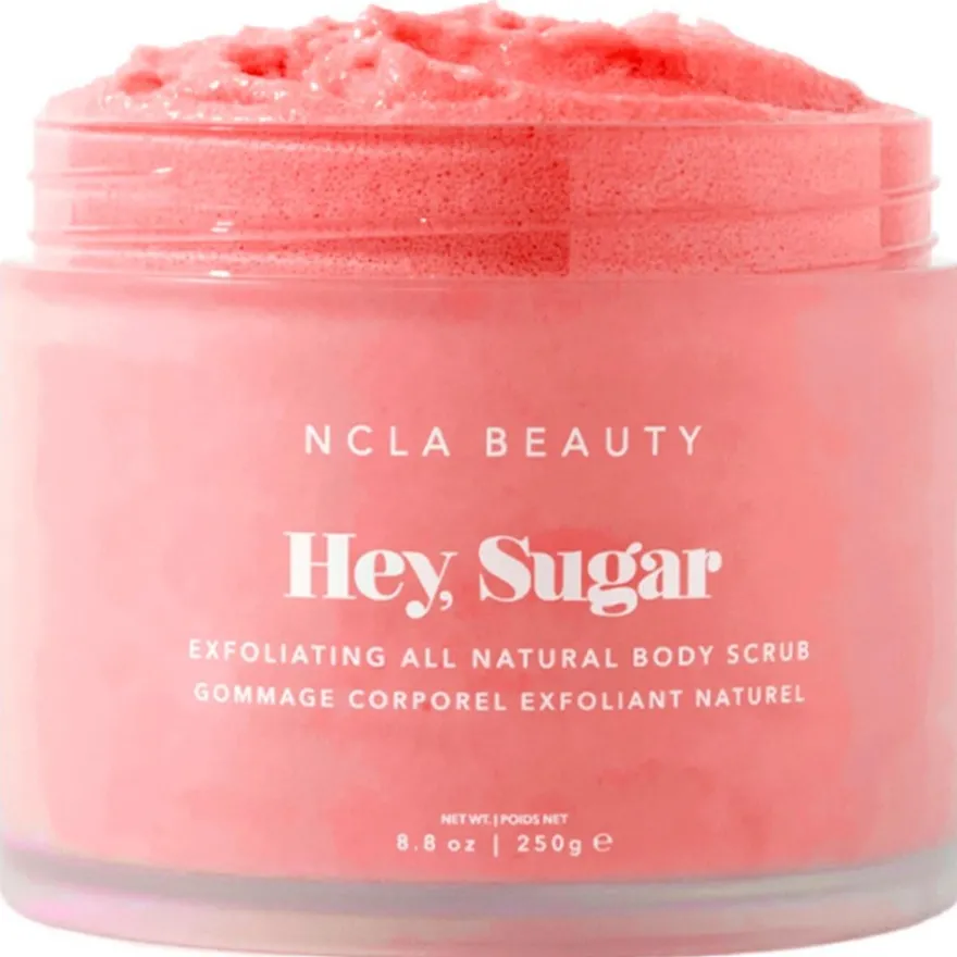 NCLA Beauty Hey, Sugar Pink Grapefruit Body Scrub vartalokuorinta 250 g