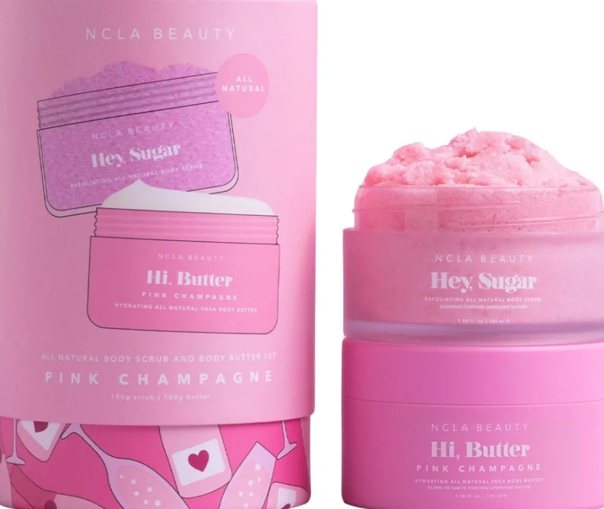 NCLA Beauty Pink Champagne Body Care Set vartalonhoitosetti