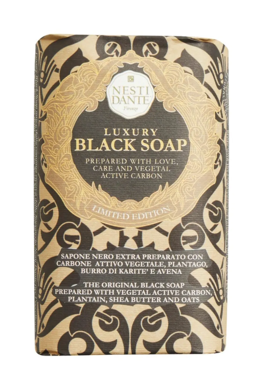 Nesti Dante Luxury Black 250g saippua