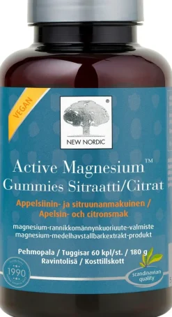 New Nordic Active Magnesium™ Gummies Sitraatti
