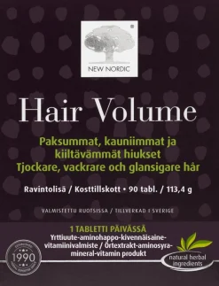New Nordic Hair Volume™ ravintolisä 90 tabl./ 113,4 g