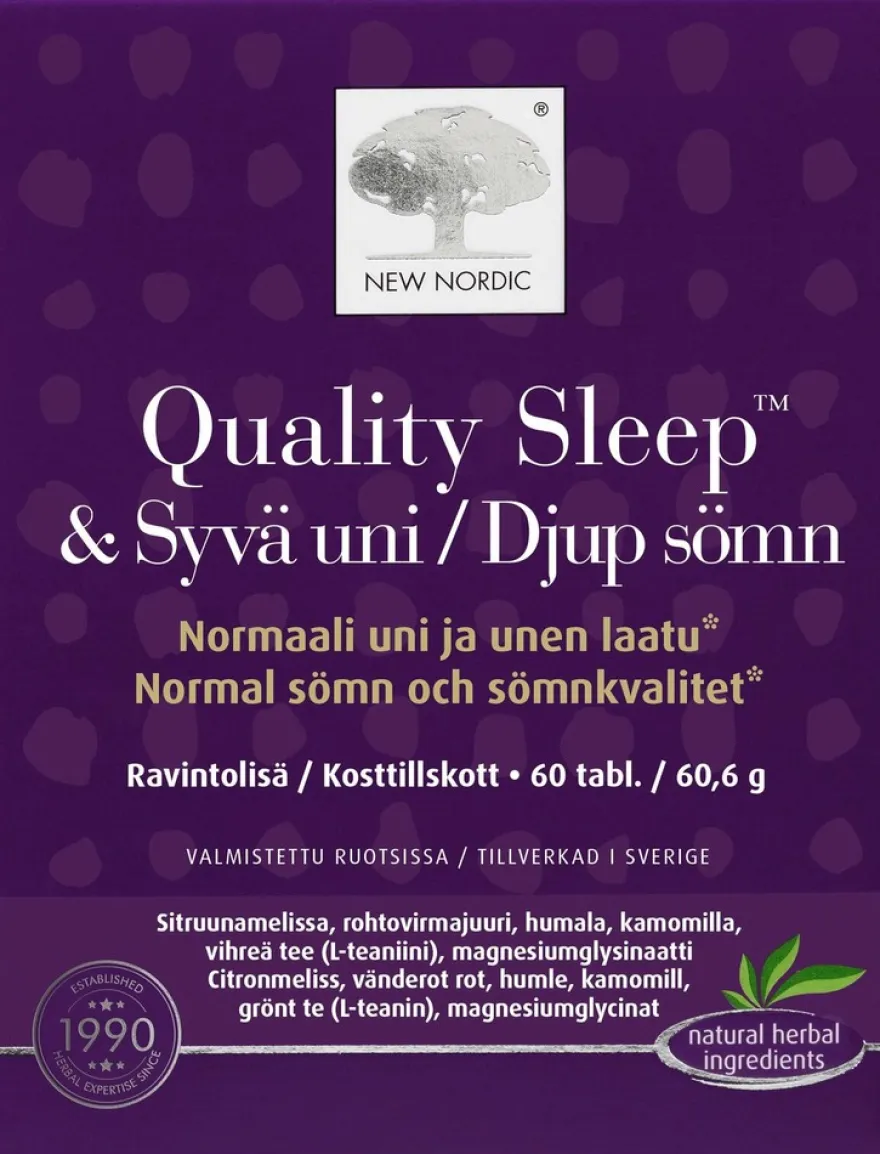 New Nordic Quality sleep syvä uni