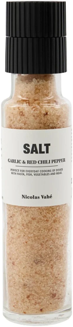 Nicolas Vahé Valkosipuli ja punainen chili suola 325 g