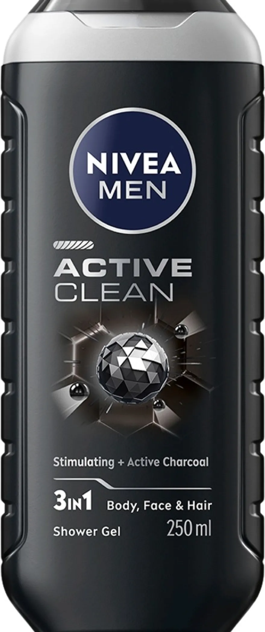 NIVEA MEN 250ml Active Clean Shower Gel -suihkugeeli