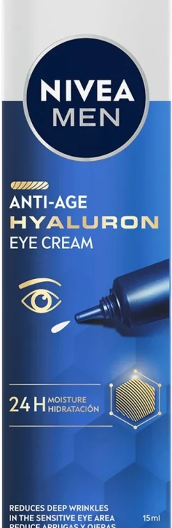 NIVEA MEN 15ml Anti-Age Hyaluron Eye Cream -silmänympärysvoide 15ml