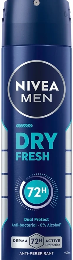 NIVEA MEN 150ml Dry Fresh Deo Spray -antiperspirantti