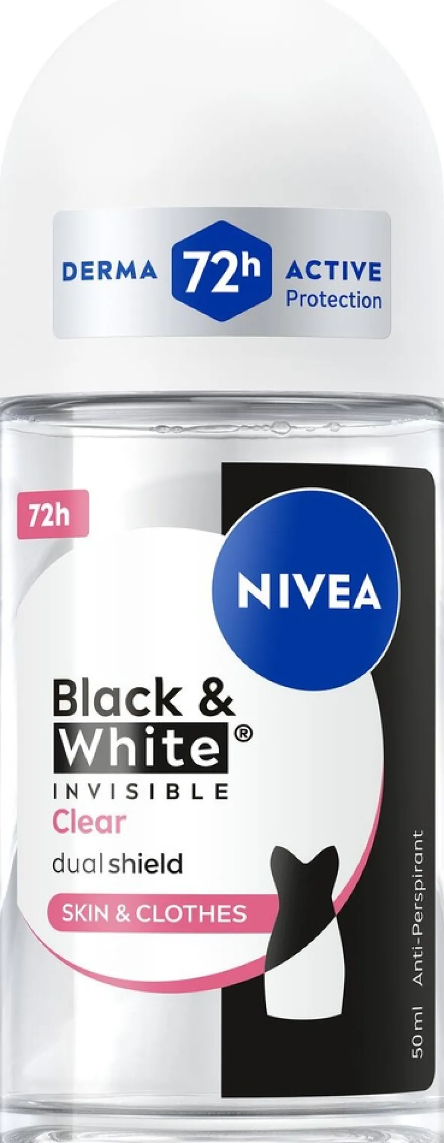 NIVEA 50ml Black & White Invisible Original Deo Roll-on -antiperspirantti