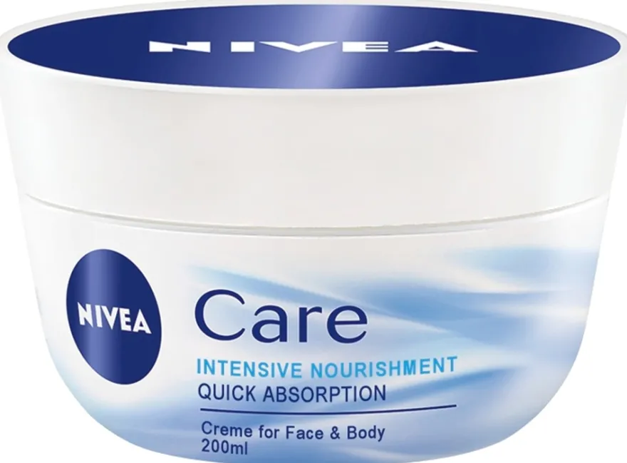 NIVEA 200ml Care Nourishing Cream -kosteusvoide