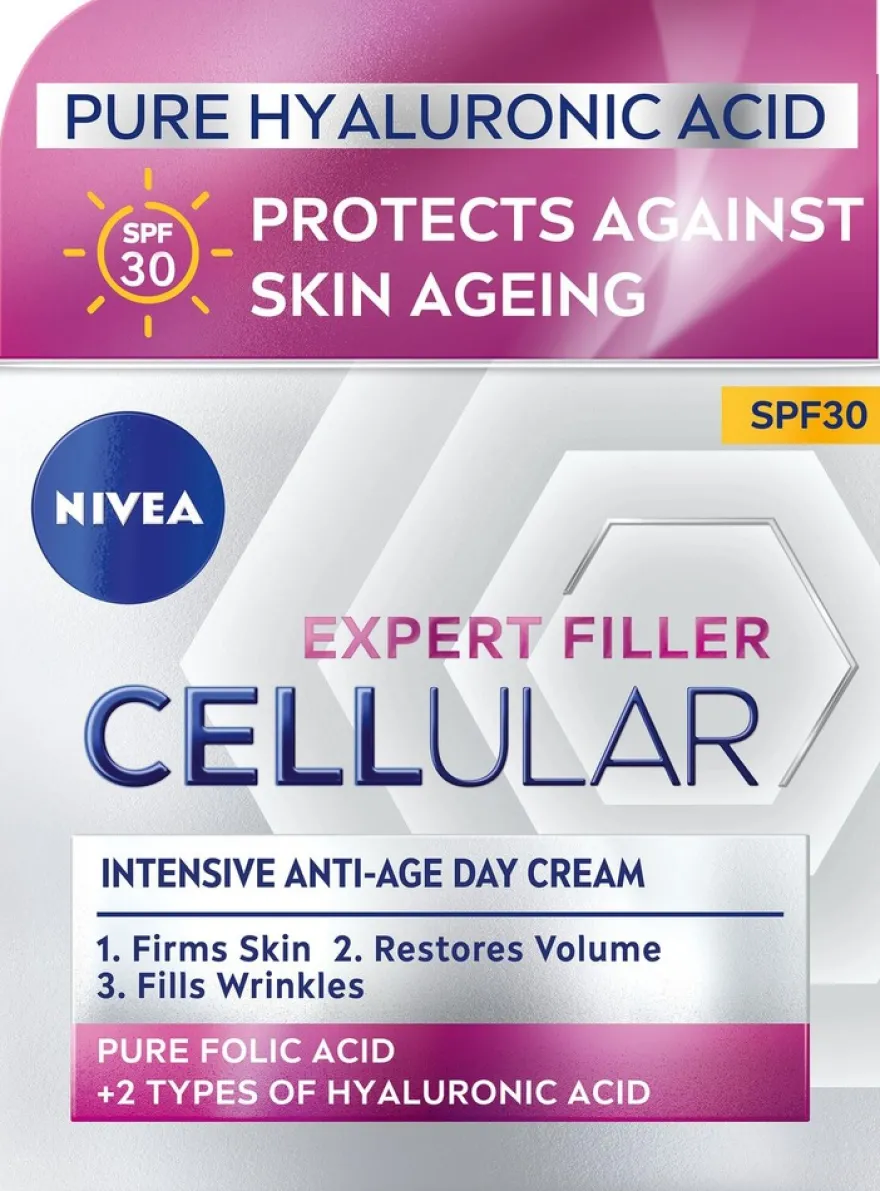 NIVEA 50ml Cellular Expert Filler Intensive Anti-Age Day Cream SK30 -päivävoide